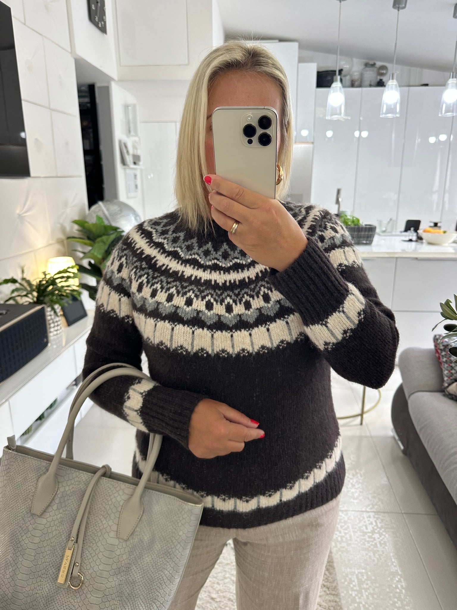 Size S-M Jumper with Wool