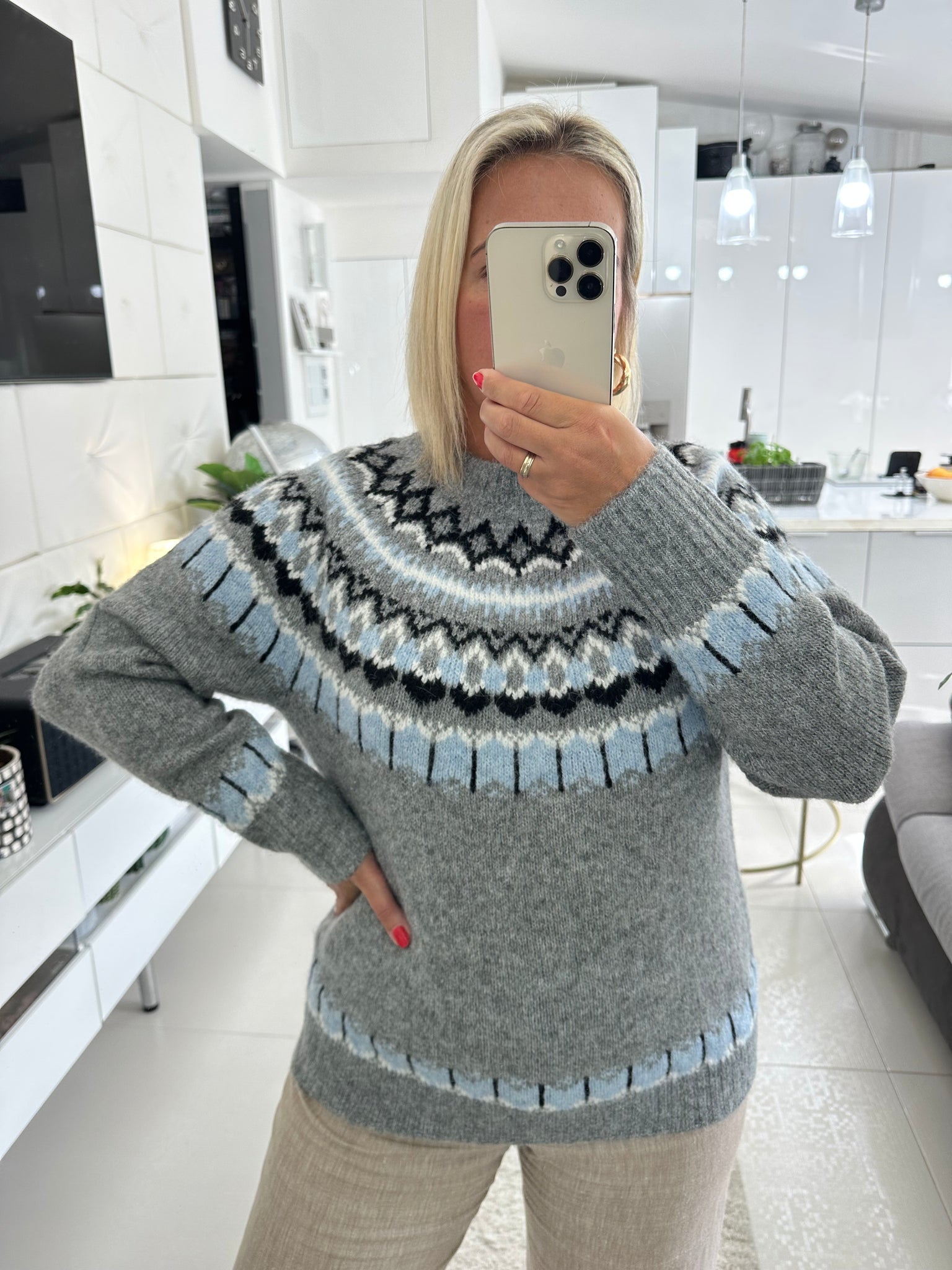 Size S-M Jumper with Wool