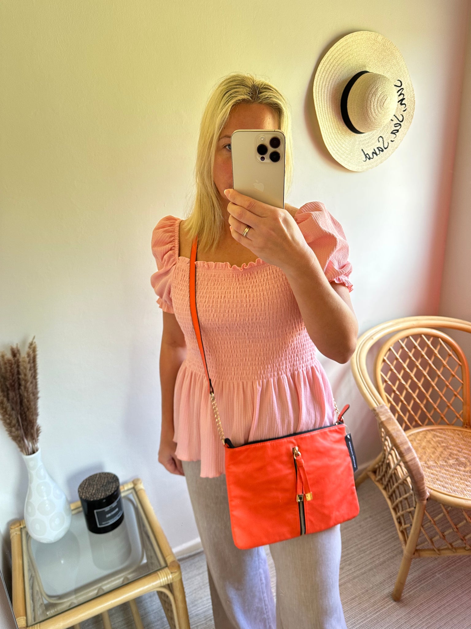 Orange clutch bag dorothy perkins discount