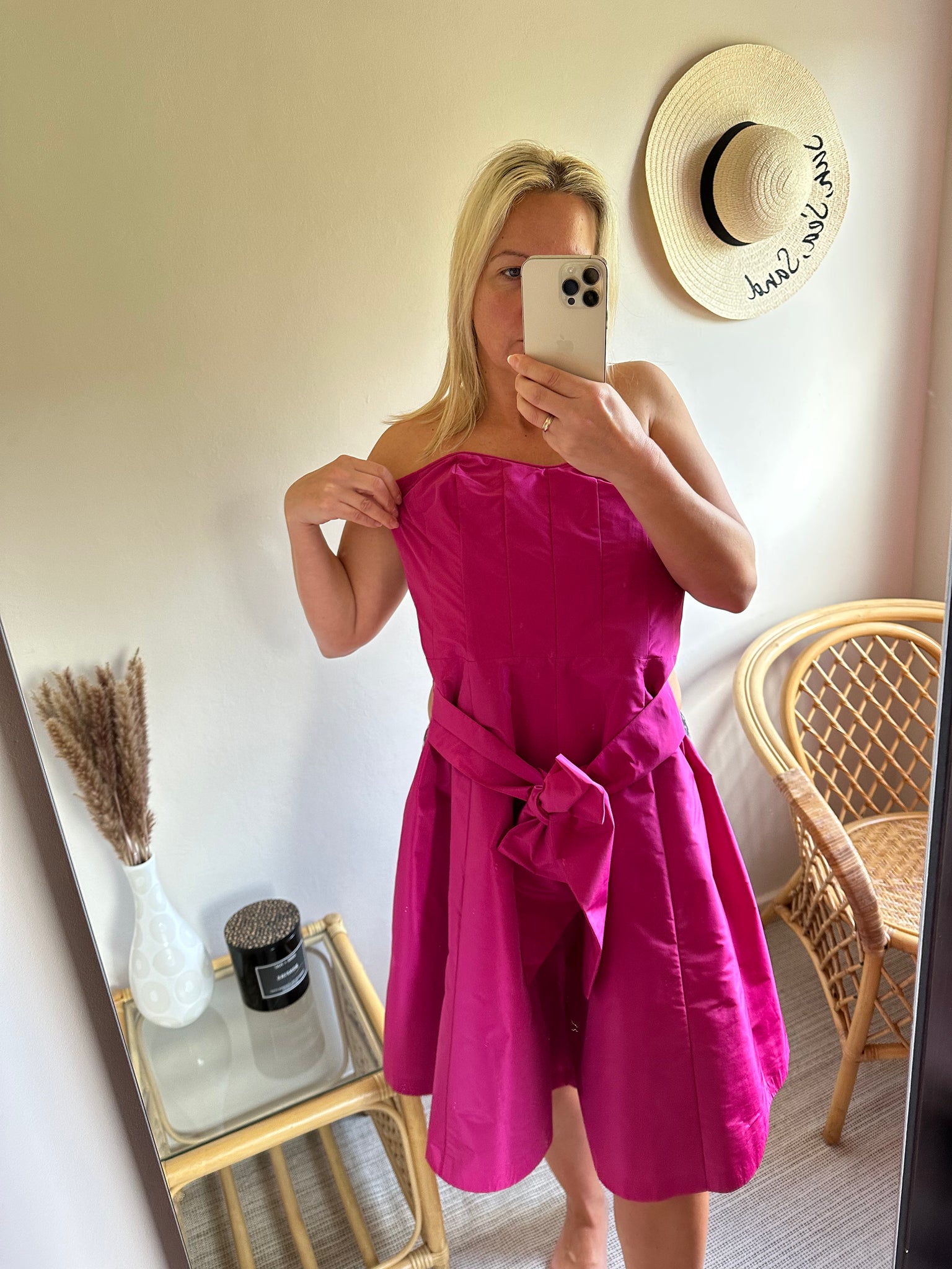 Oasis pink dress hotsell