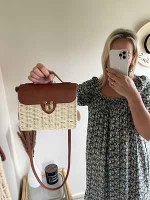 Beige and Brown Primark Bag - NEW