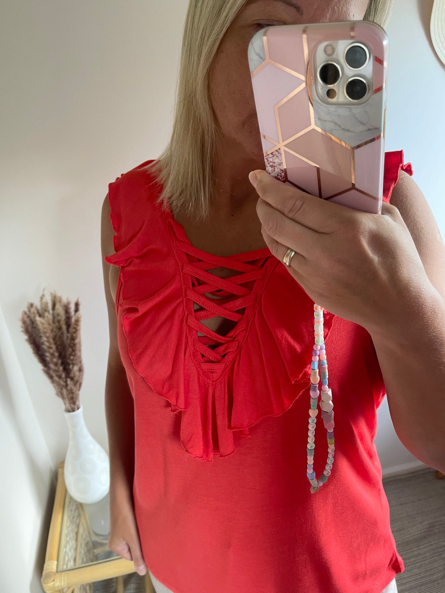 Size 16, 18, 20, 22 Red Brave Soul Top NEW